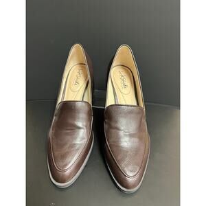 Life Stride Brown  Block Heel‎ Size 9